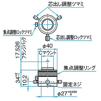 Cマウントアダプタ CACMシリーズ シグマ光機