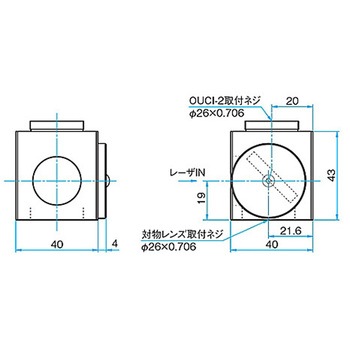 レーザ導入用ダイクロブロック DIMCシリーズ シグマ光機