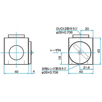 レーザ導入用ダイクロブロック DIMCシリーズ シグマ光機