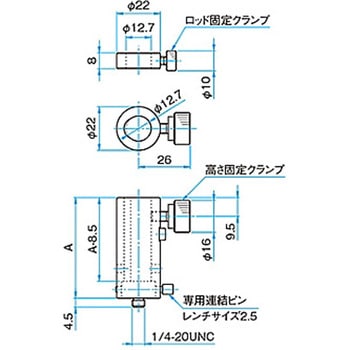 高安定性ロッドスタンド BRSシリーズ - シグマ光機