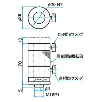 ヘリコイドロッドスタンド RSNシリーズ シグマ光機