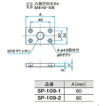 TAR用上面スペーサー SP-109シリーズ - シグマ光機