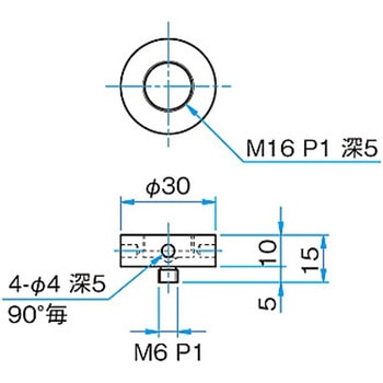 M16P1・M6P1変換スペーサー SP-121シリーズ シグマ光機