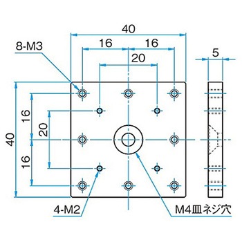 高さ調節スペーサー SPシリーズ シグマ光機