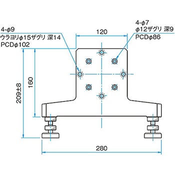 ベンチレッグ OBAシリーズ シグマ光機