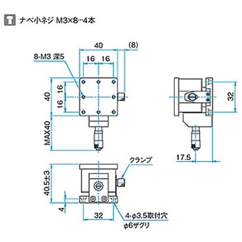 Z軸フラットアルミステージ TBMシリーズ シグマ光機