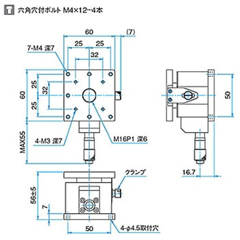 Z軸フラットアルミステージ TBMシリーズ シグマ光機
