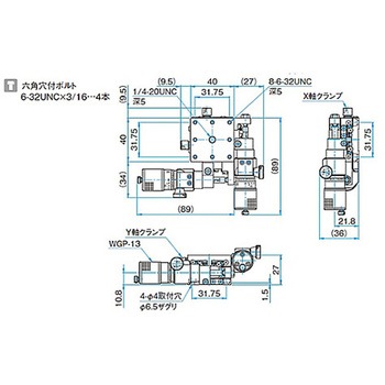 XY軸スチールステージ ステージサイズ40mm TSD-402シリーズ シグマ光機
