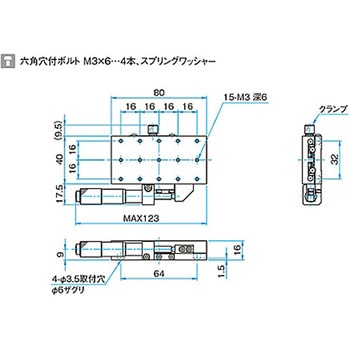 X軸ロングスチールステージ TSDシリーズ シグマ光機