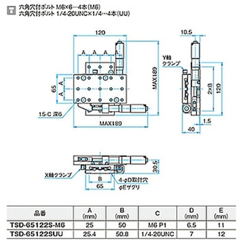 XY軸ロングスチールステージ TSDシリーズ シグマ光機