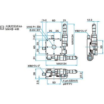 XY軸アルミクロスローラステージ TAM-602シリーズ シグマ光機
