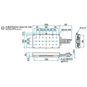 X軸ロングアルミクロスローラステージ(大型) TAMCシリーズ シグマ光機