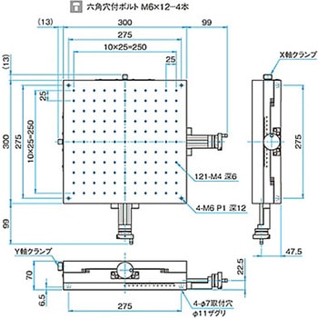 XY軸アルミクロスローラステージ(大型) TAMCシリーズ シグマ光機