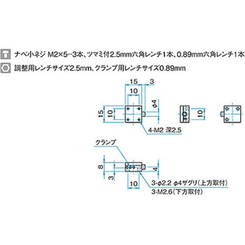 X軸ブロックステージ ステージサイズ TASB シグマ光機