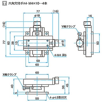 XY軸ネジ送りステージ TAS シグマ光機
