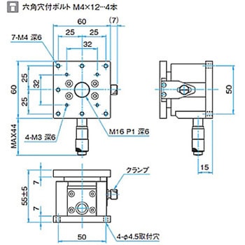Z軸フラットスチールステージ TSD - シグマ光機