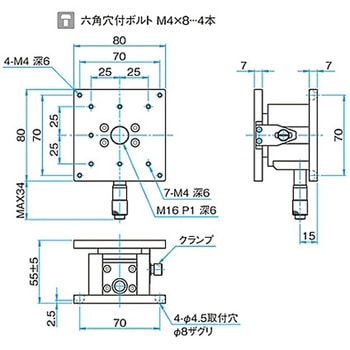 Z軸フラットスチールステージ TSD シグマ光機