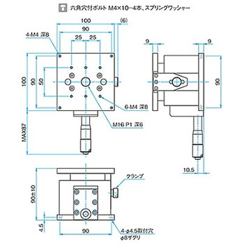 Z軸フラットスチールステージ TSD シグマ光機