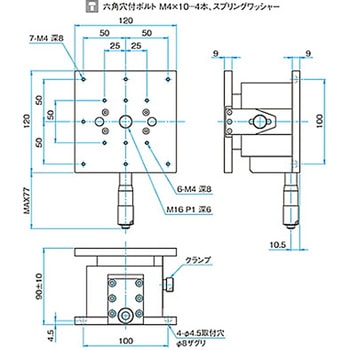 Z軸フラットスチールステージ TSD シグマ光機