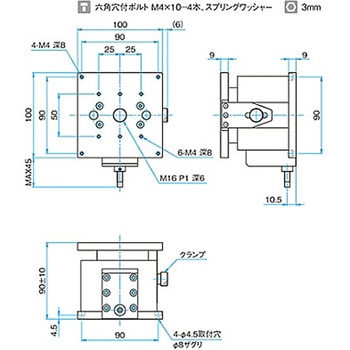 Z軸フラットスチールステージ TSD シグマ光機