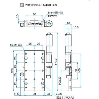 Z軸ロングスチールステージ(垂直面取付) TSDシリーズ シグマ光機