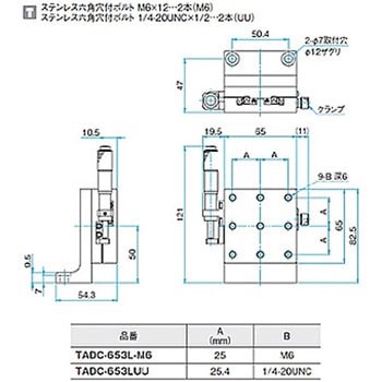 Z軸アルミステージ(垂直) TADC シグマ光機