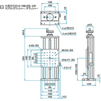 Z軸粗動ロング調整ユニット ステージサイズ160mm LSVシリーズ シグマ光機
