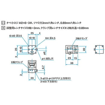 XZ軸フラットブロックステージ TASBシリーズ シグマ光機