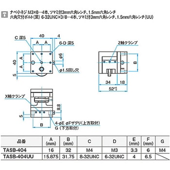 XZ軸フラットブロックステージ TASBシリーズ - シグマ光機