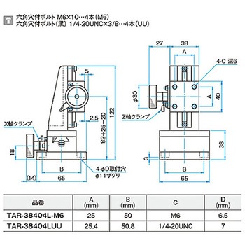 XZ軸小型ラックピニオンステージ(垂直) TARシリーズ - シグマ光機