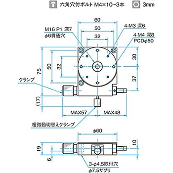 θ軸粗微動ステージ KSPシリーズ シグマ光機