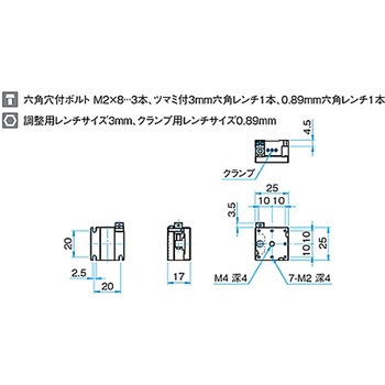 θ軸角型微動ステージ KSSAシリーズ シグマ光機
