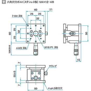 Z軸フラットステンレスステージ TSDSシリーズ シグマ光機