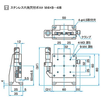 Z軸ステンレスステージ TSDSシリーズ シグマ光機