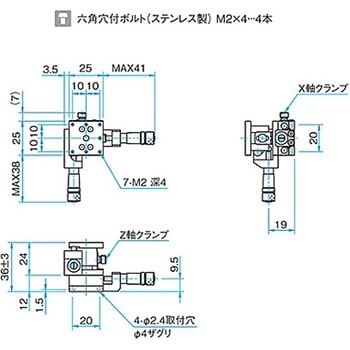 XZ軸フラットステンレスステージ TSDSシリーズ - シグマ光機