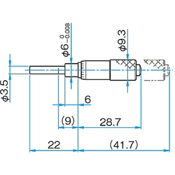マイクロメーターヘッド(保守部品)移動量15mm以下 シグマ光機
