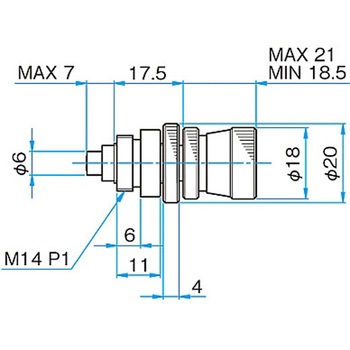 小型差動マイクロメーターヘッド SHシリーズ シグマ光機