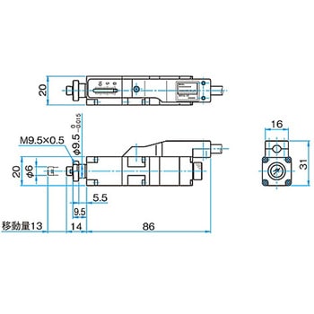 ステッピングモータ駆動小型アクチュエータ SGSPシリーズ シグマ光機