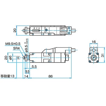 ステッピングモータ駆動小型アクチュエータ SGSPシリーズ シグマ光機
