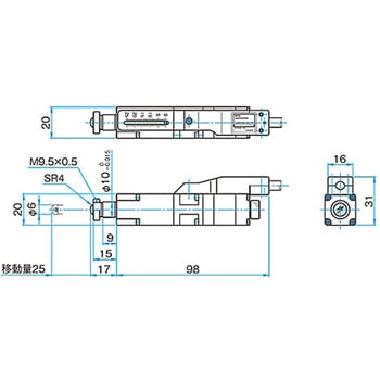 ステッピングモータ駆動小型アクチュエータ SGSPシリーズ シグマ光機