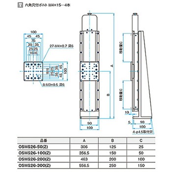高剛性・精密型自動ステージ OSMS26(Z) シグマ光機