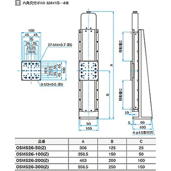 高剛性・精密型自動ステージ OSMS26(Z) シグマ光機