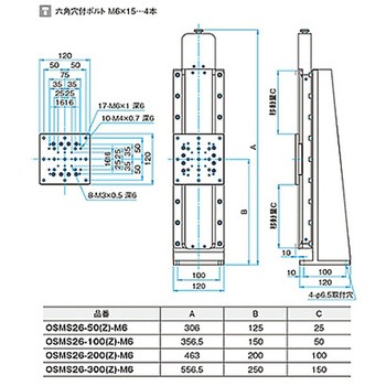 高剛性・精密型自動ステージ OSMS26(Z) シグマ光機