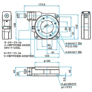 真空仕様自動回転ステージ VSGSPシリーズ シグマ光機