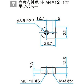 キネマティックミラーホルダー用ロッドシフトプレート MHGシリーズ シグマ光機