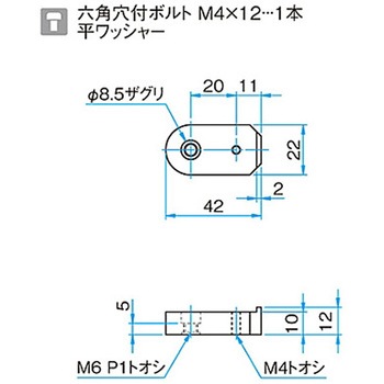 キネマティックミラーホルダー用ロッドシフトプレート MHGシリーズ シグマ光機