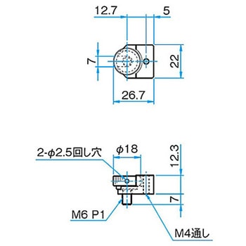 キネマティックミラーホルダー用べースプレート MHGシリーズ シグマ光機