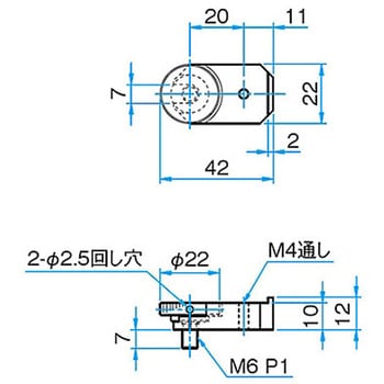 キネマティックミラーホルダー用べースプレート MHGシリーズ シグマ光機