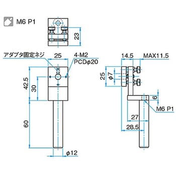 キネマティック式小型ミラーホルダー MMHシリーズ シグマ光機