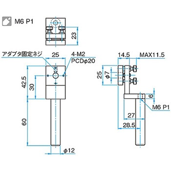 キネマティック式小型ミラーホルダー MMHシリーズ シグマ光機